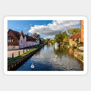 The Weavers Cottages at Newbury Sticker